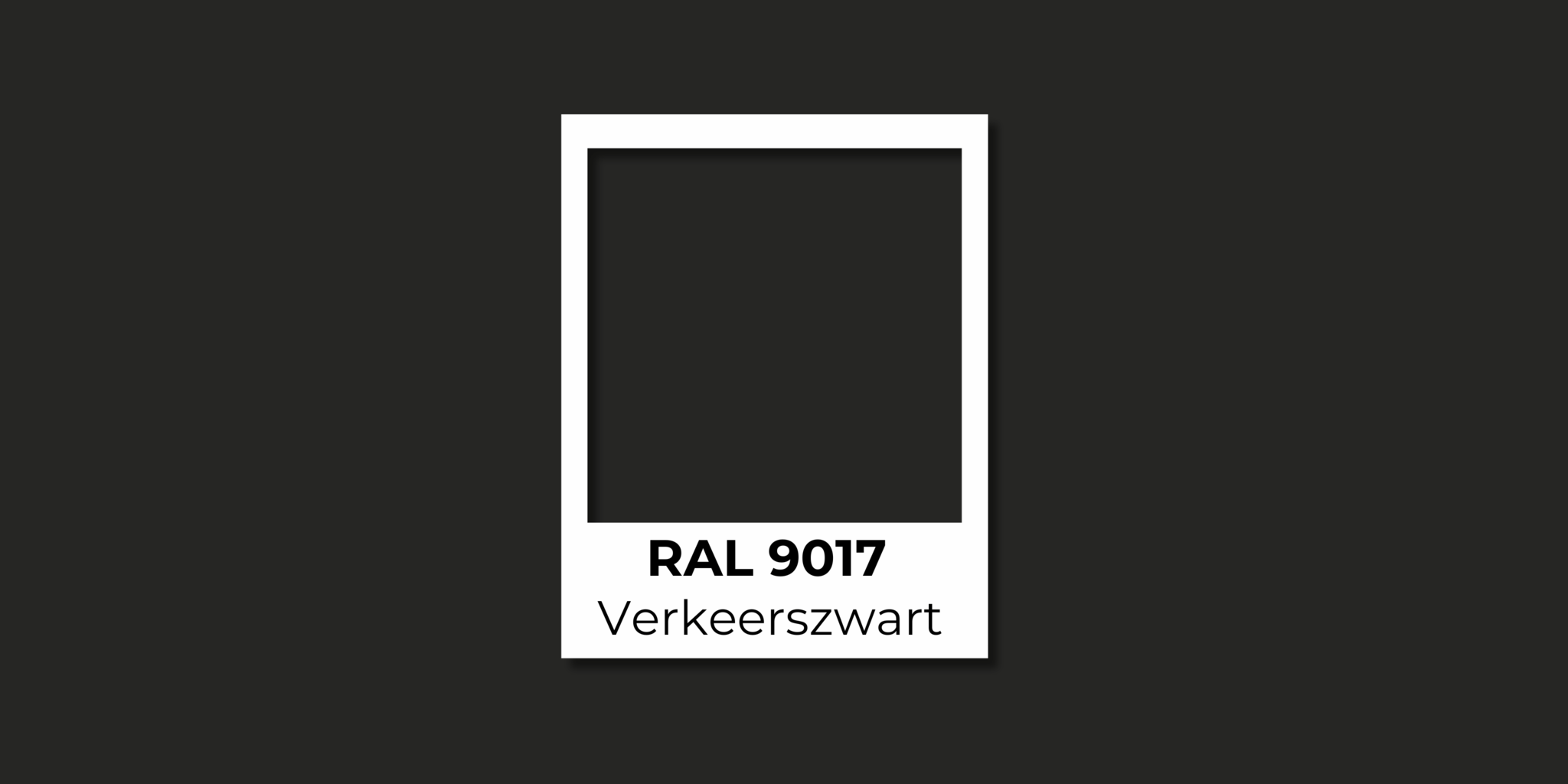 RAL 9017 Verkeerszwart