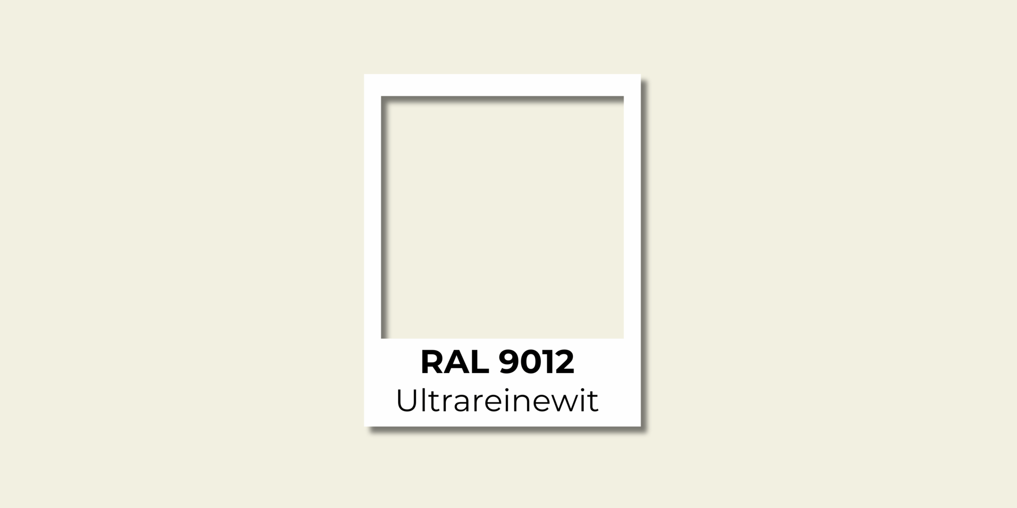 RAL 9012 Ultrareine zone wit