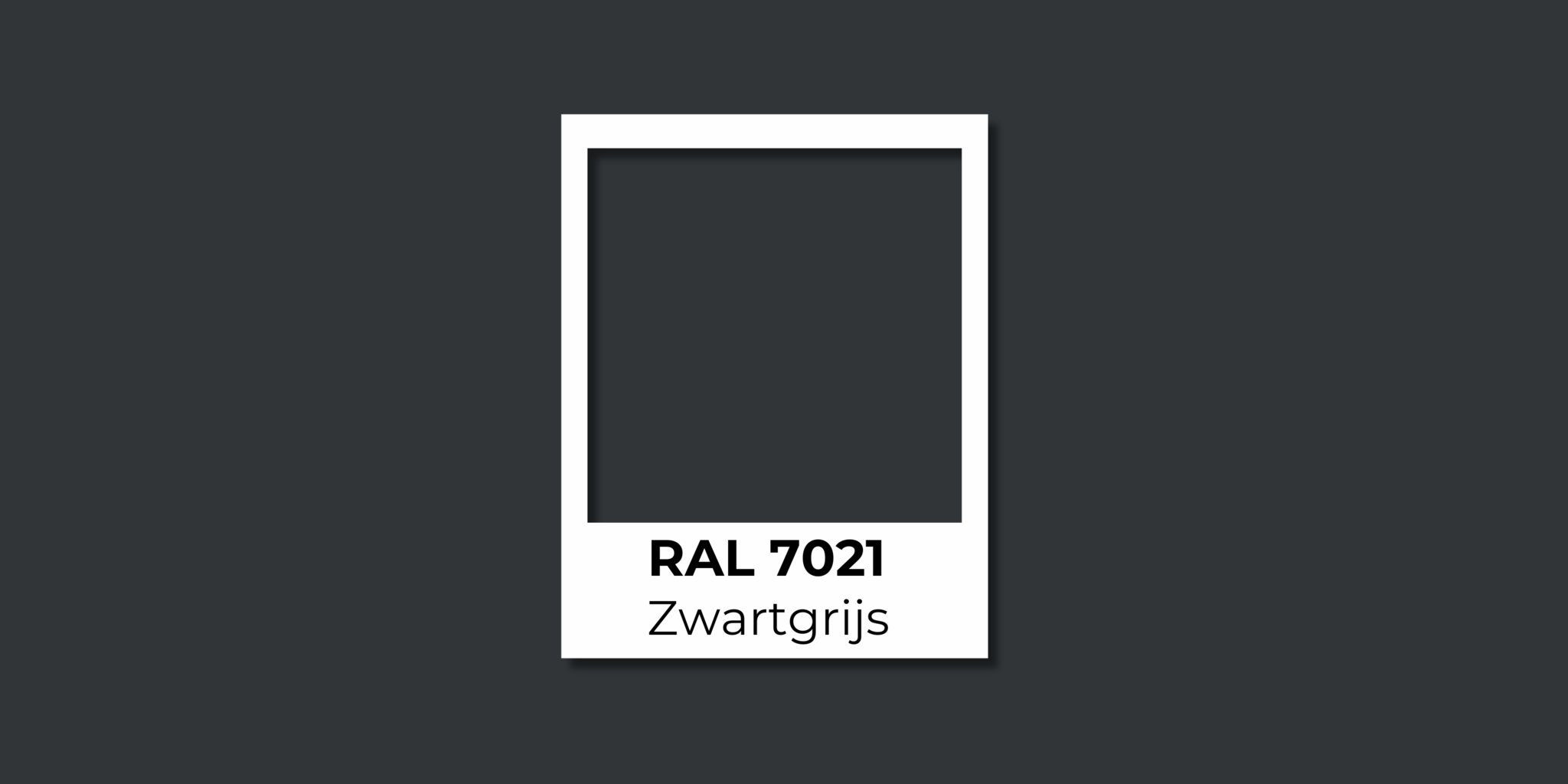 RAL 7021 Zwartgrijs