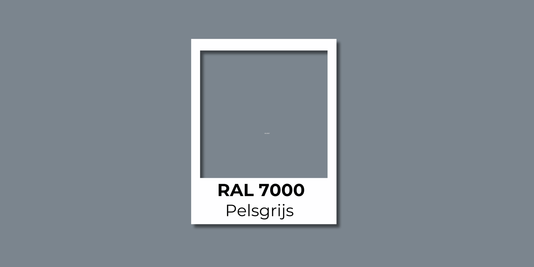 RAL 7000 Pelsgrijs