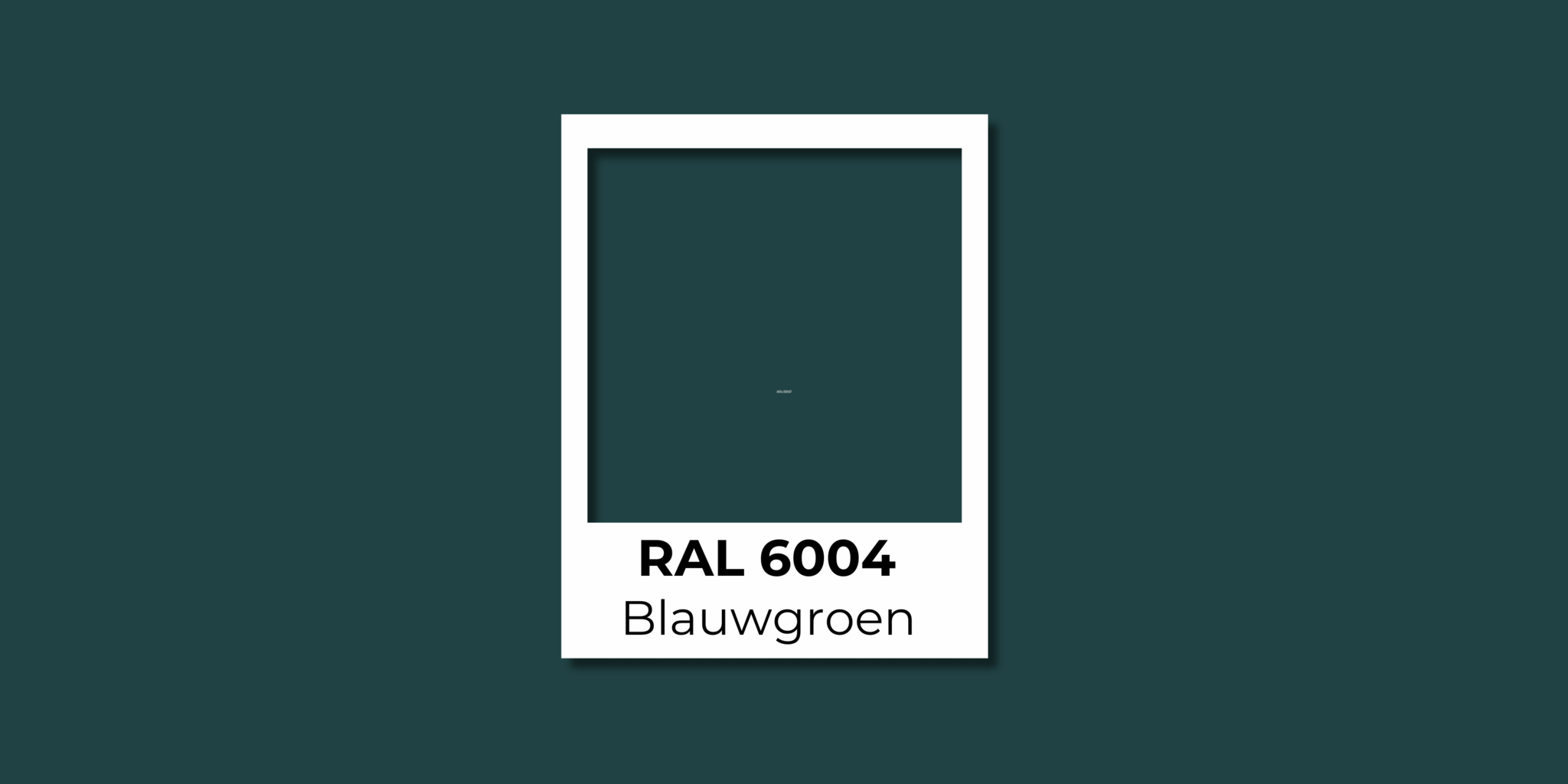 RAL 6004 Blauwgroen