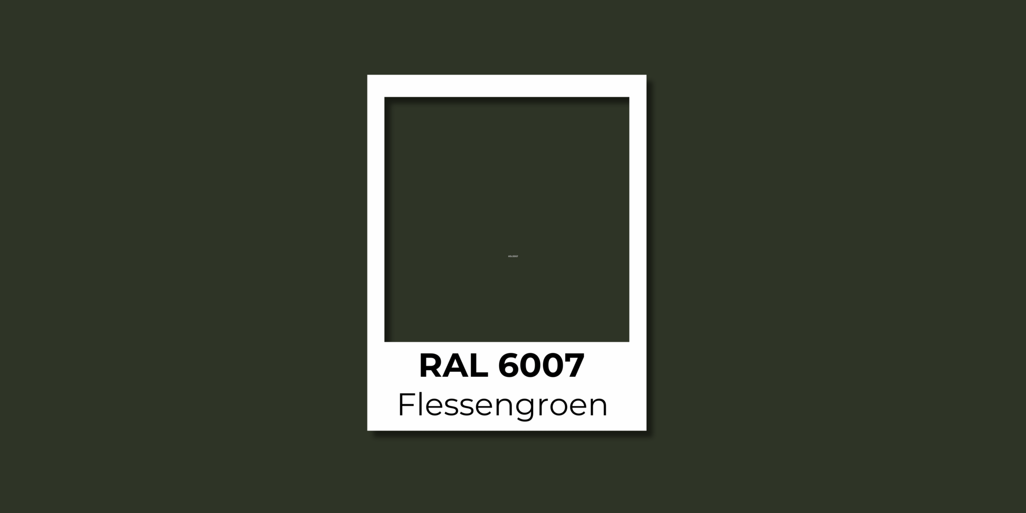 RAL 6007 Flessengroen