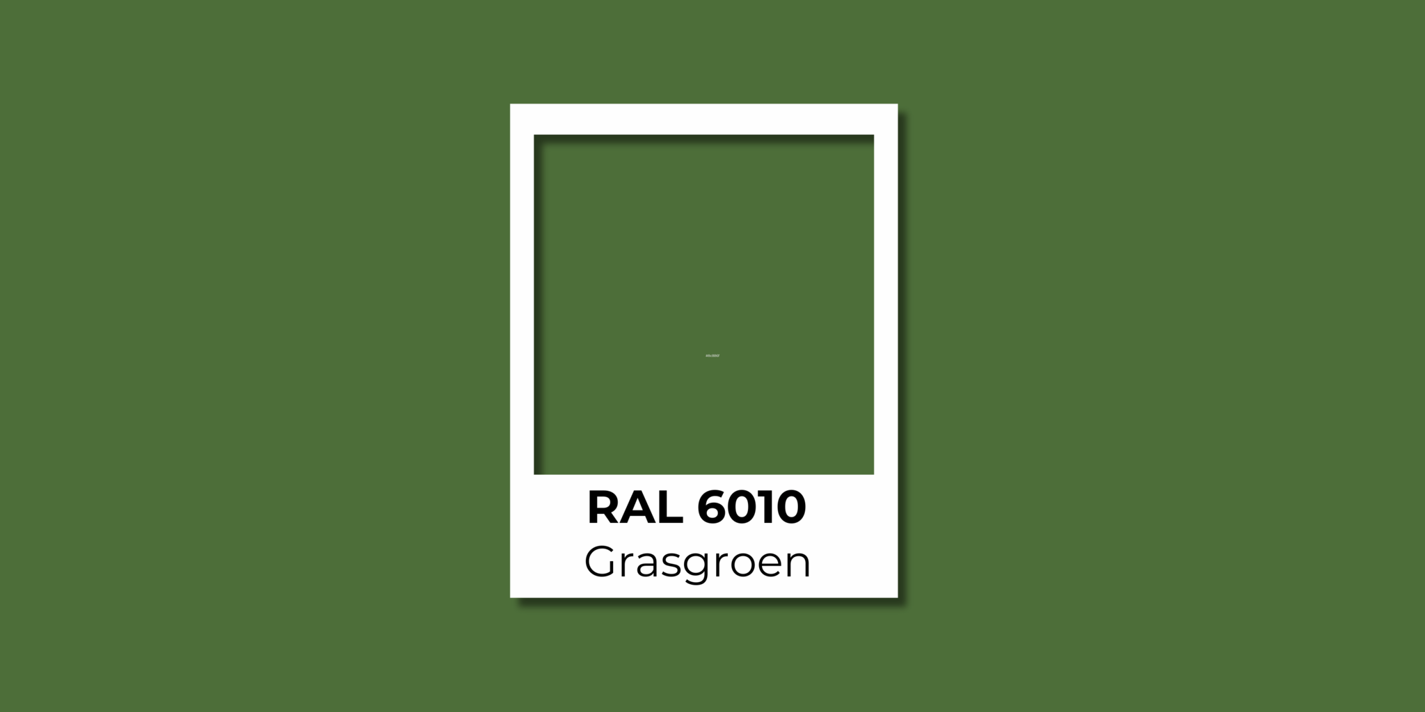 RAL 6010 Grasgroen