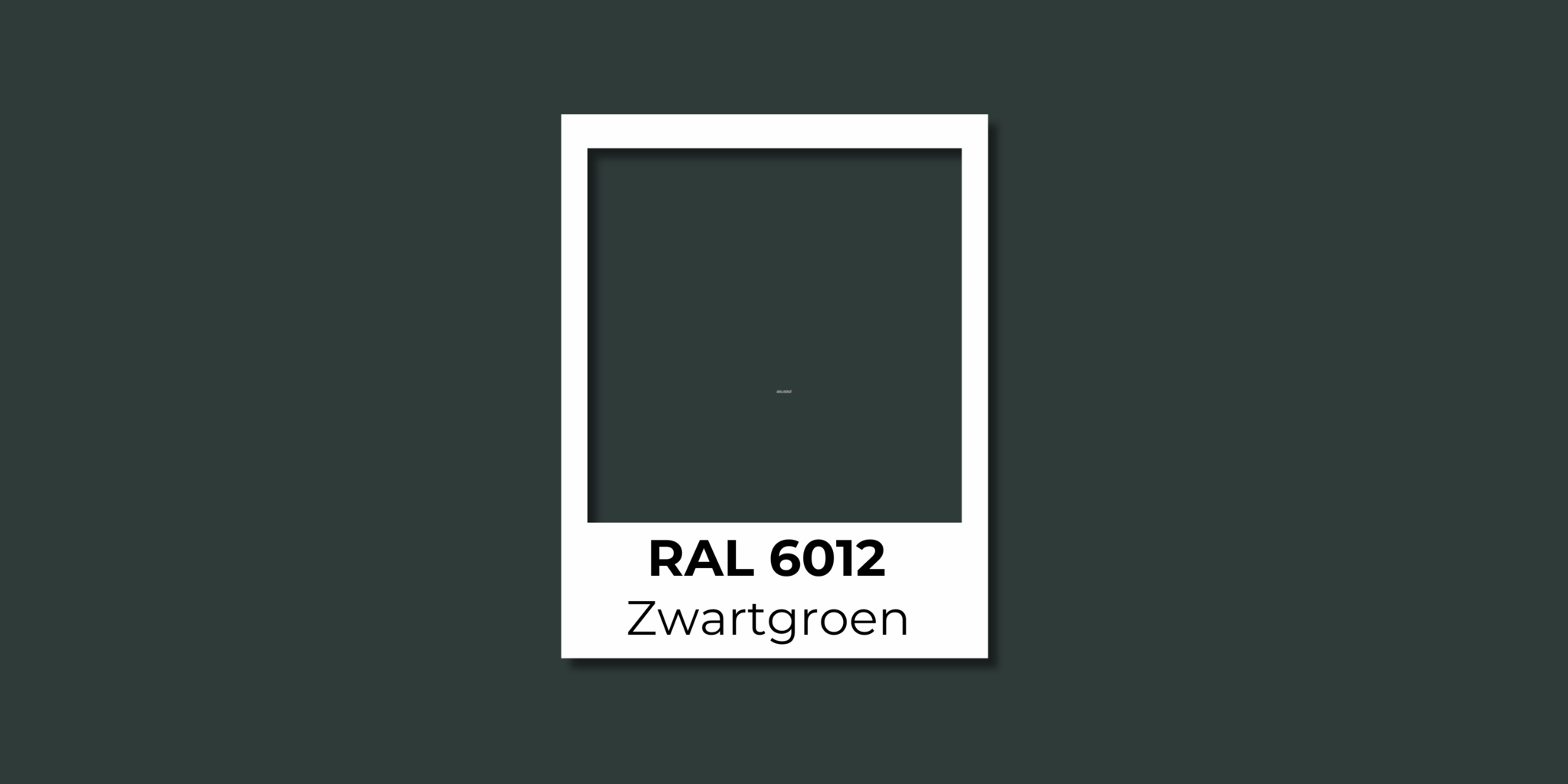 RAL 6012 Zwartgroen