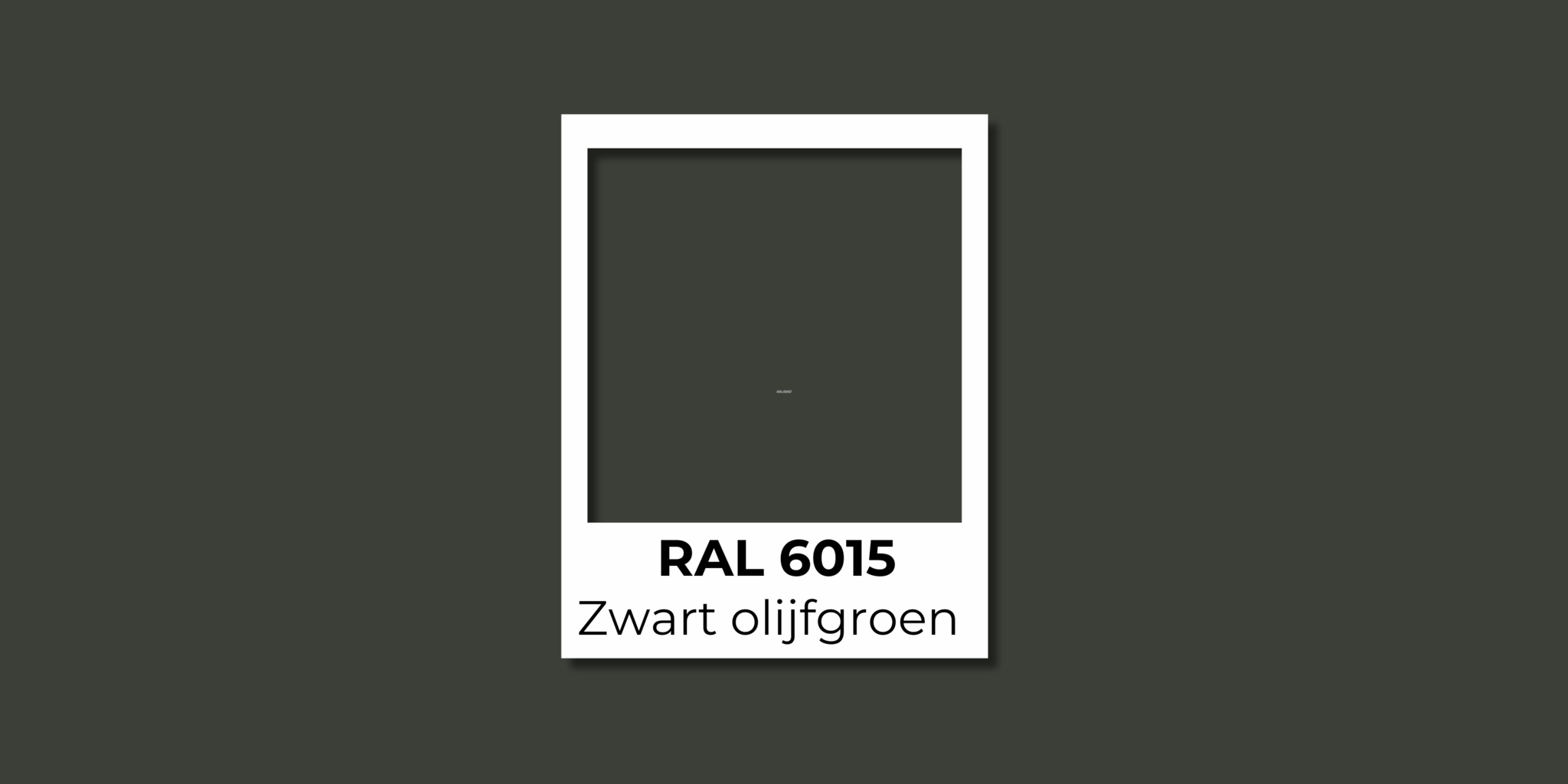 RAL 6015 Zwart Olijfgroen