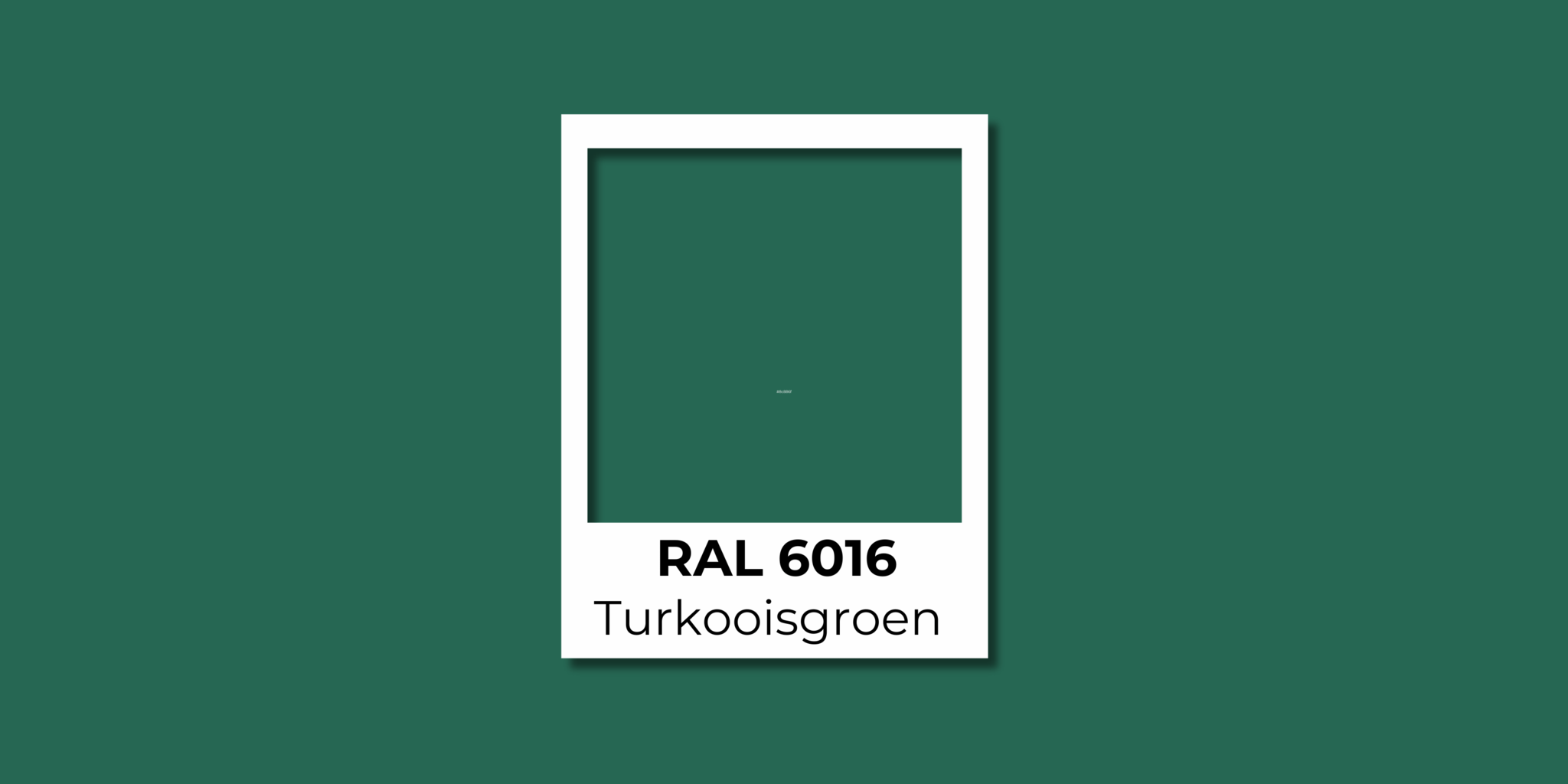 RAL 6016 Turkooisgroen