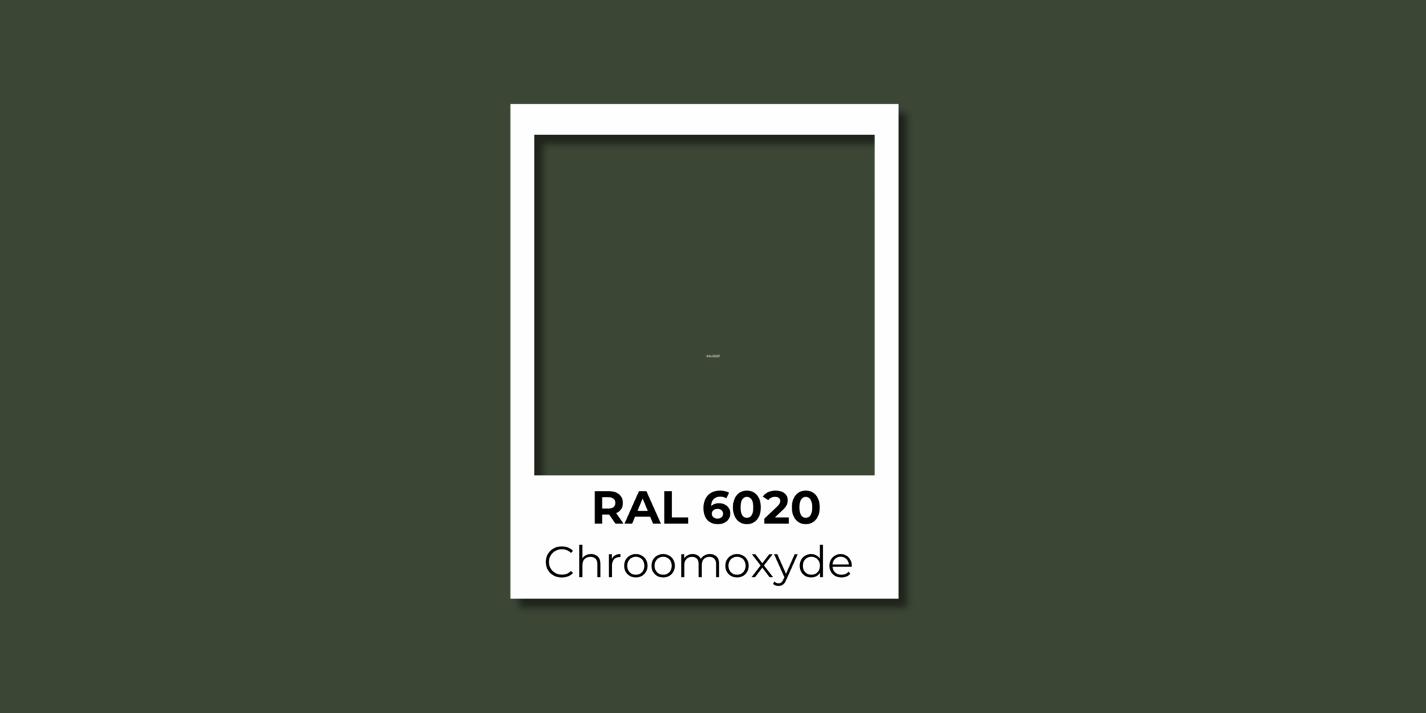 RAL 6020 Chroomoxydegroen