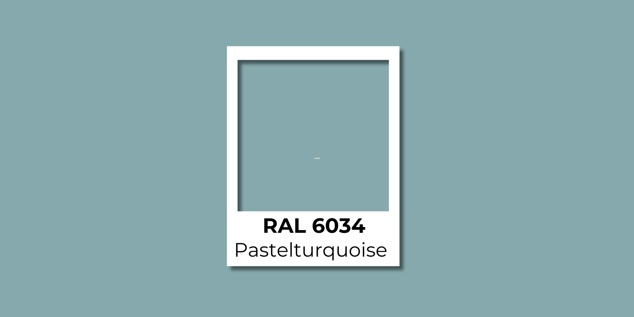 RAL 6034 Pastelturquoise