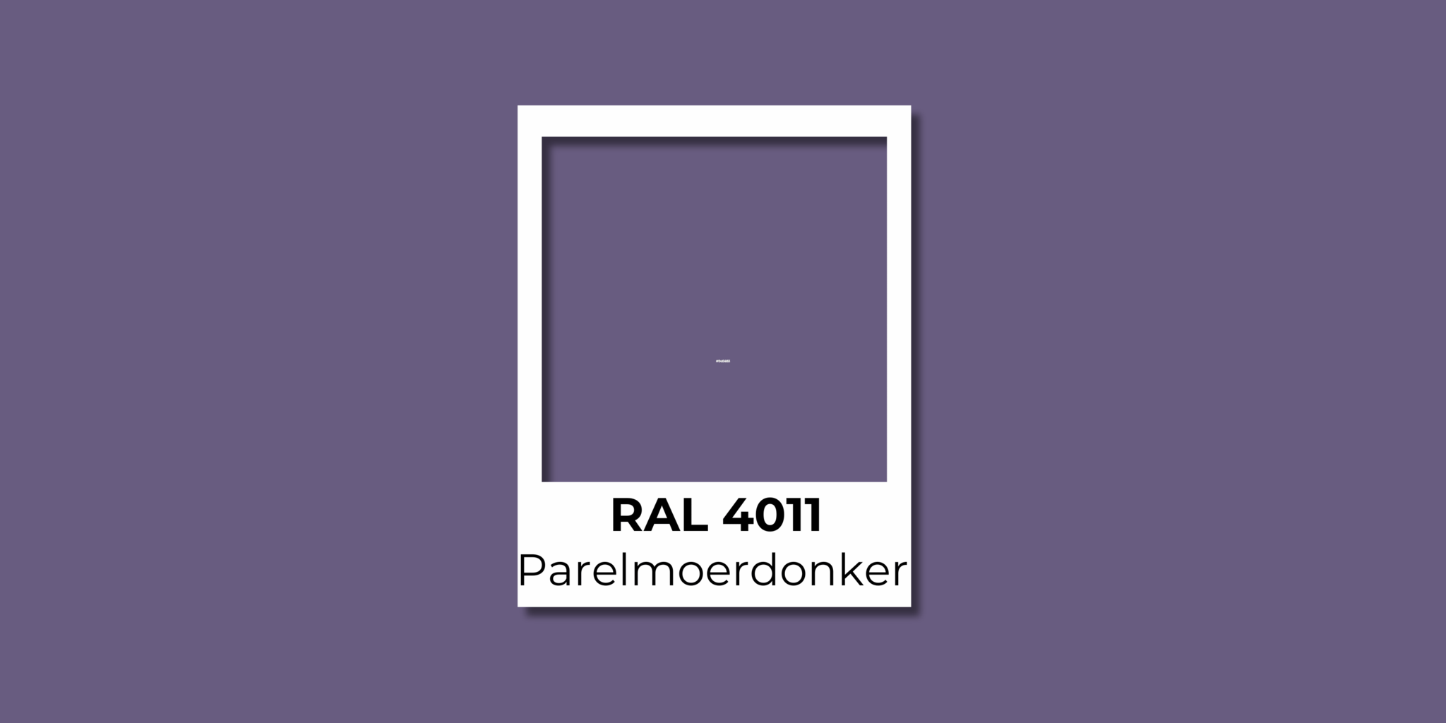 RAL 4011 Parelmoerdonkerviolet