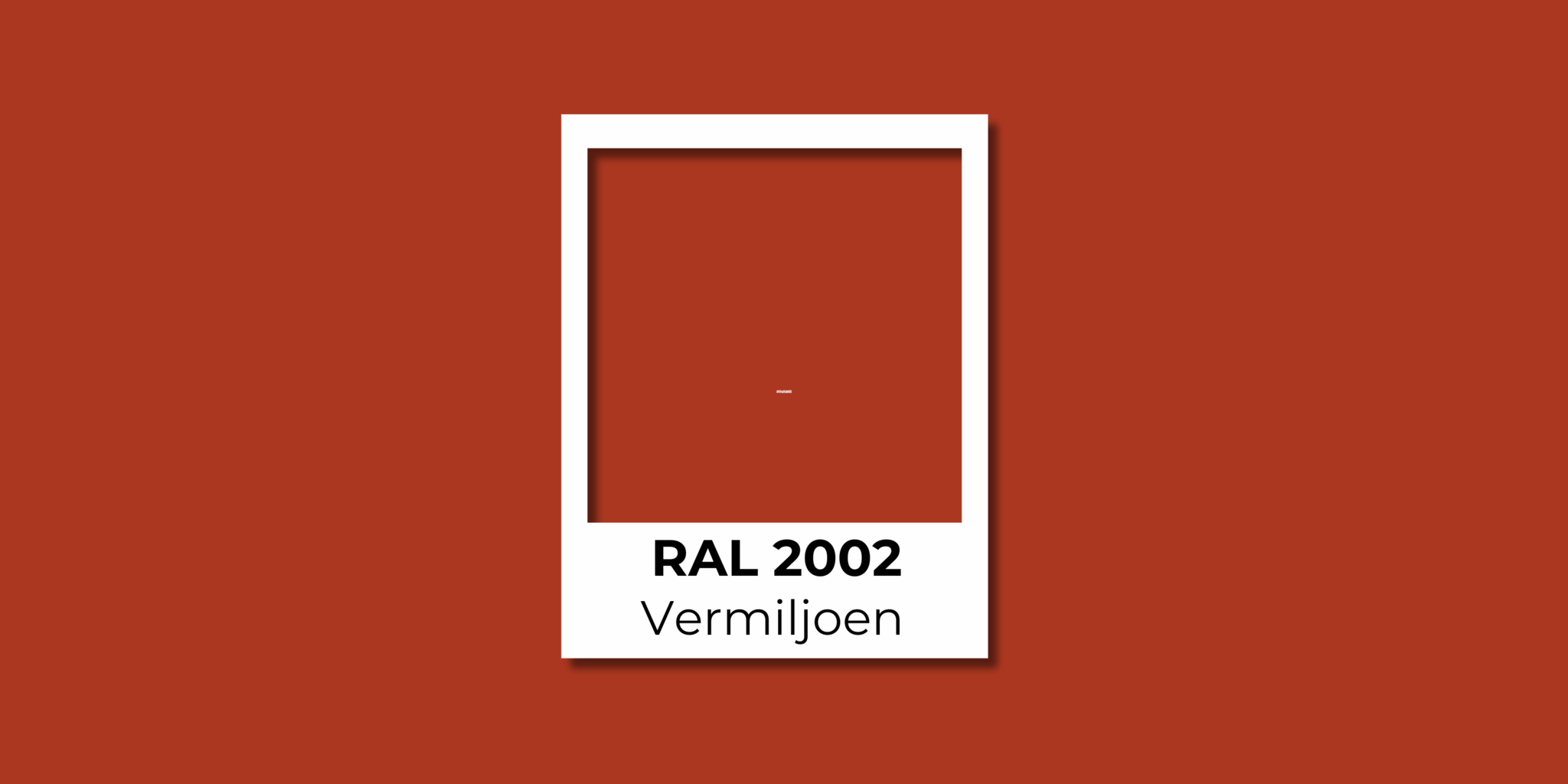 RAL 2002 Vermiljoen