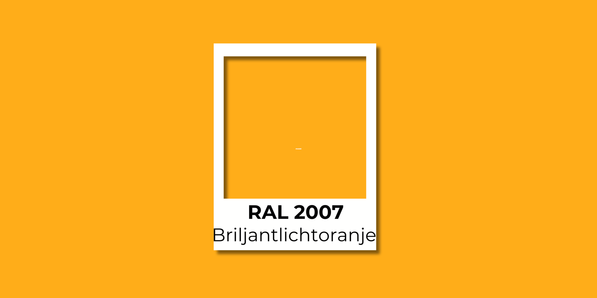RAL 2007 Briljantlichtoranje