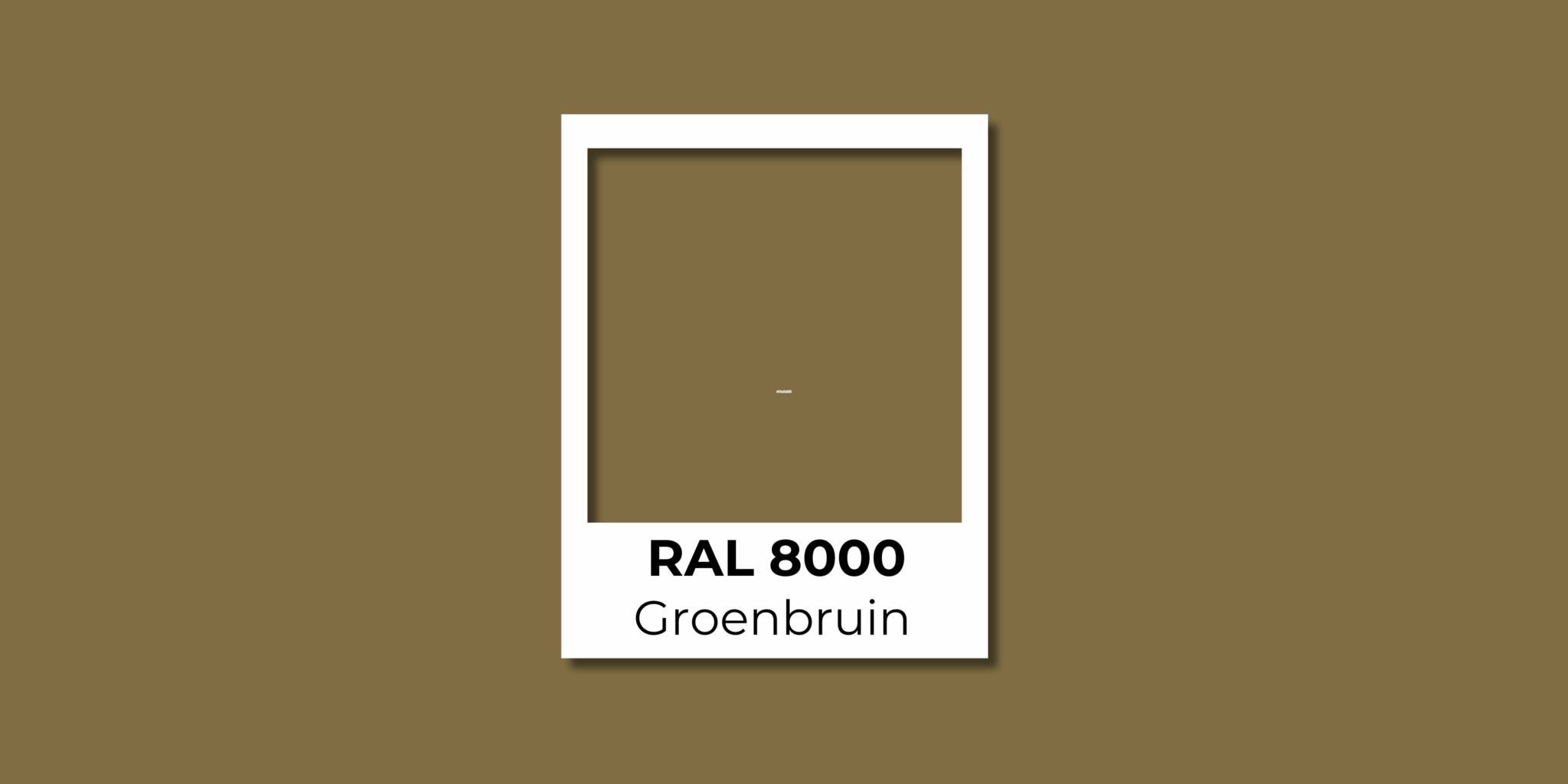 RAL 8000 Groenbruin