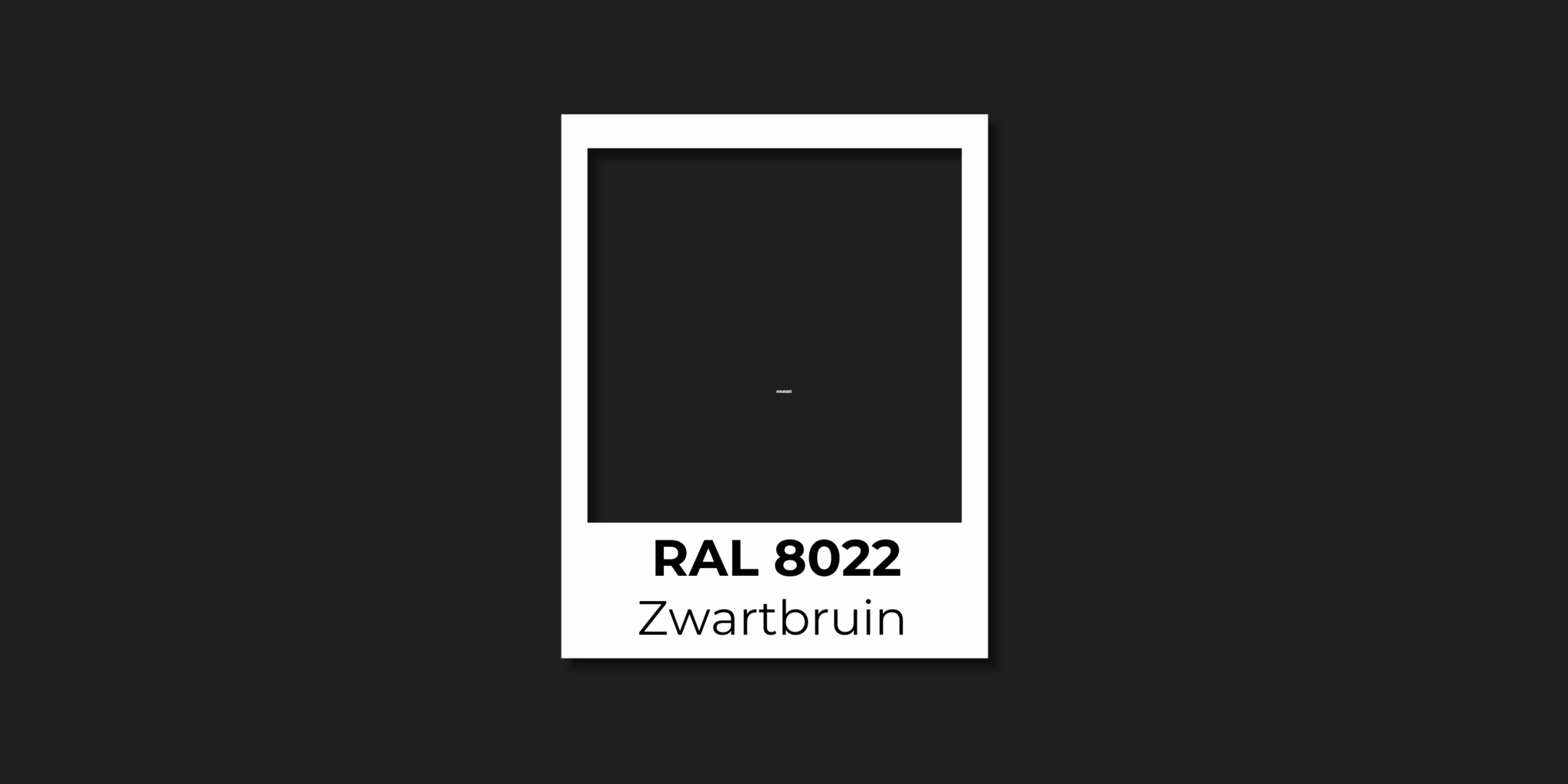 RAL 8022 Zwartbruin