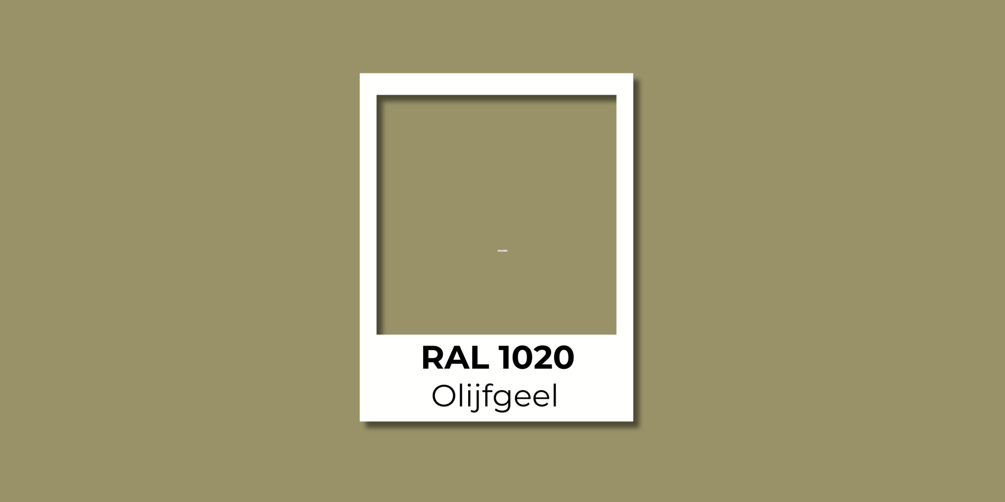 RAL 1020 Olijfgeel