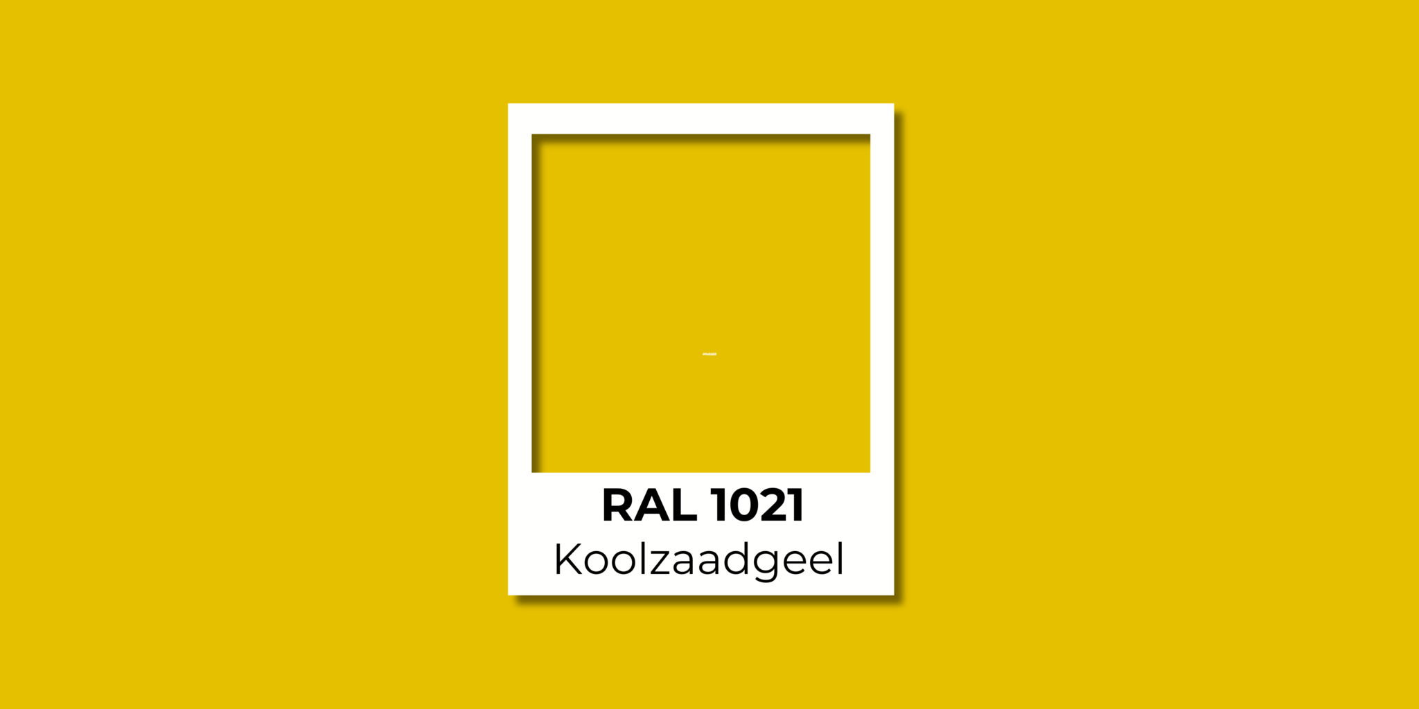 RAL 1021 Koolzaadgeel