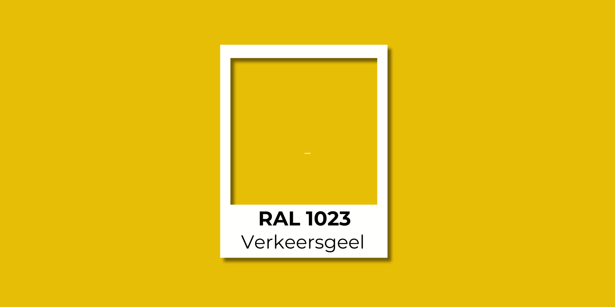 RAL 1023 Verkeersgeel