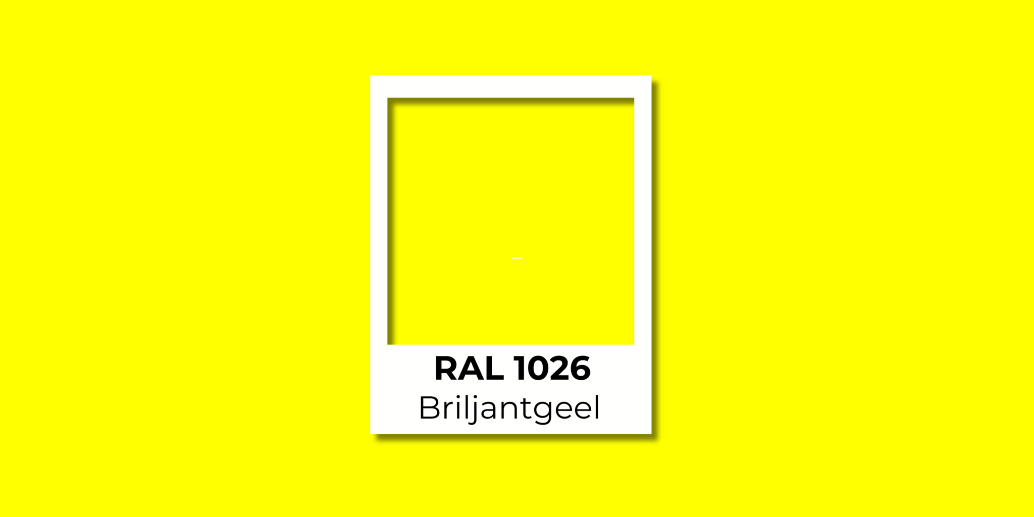 RAL 1026 Briljantgeel