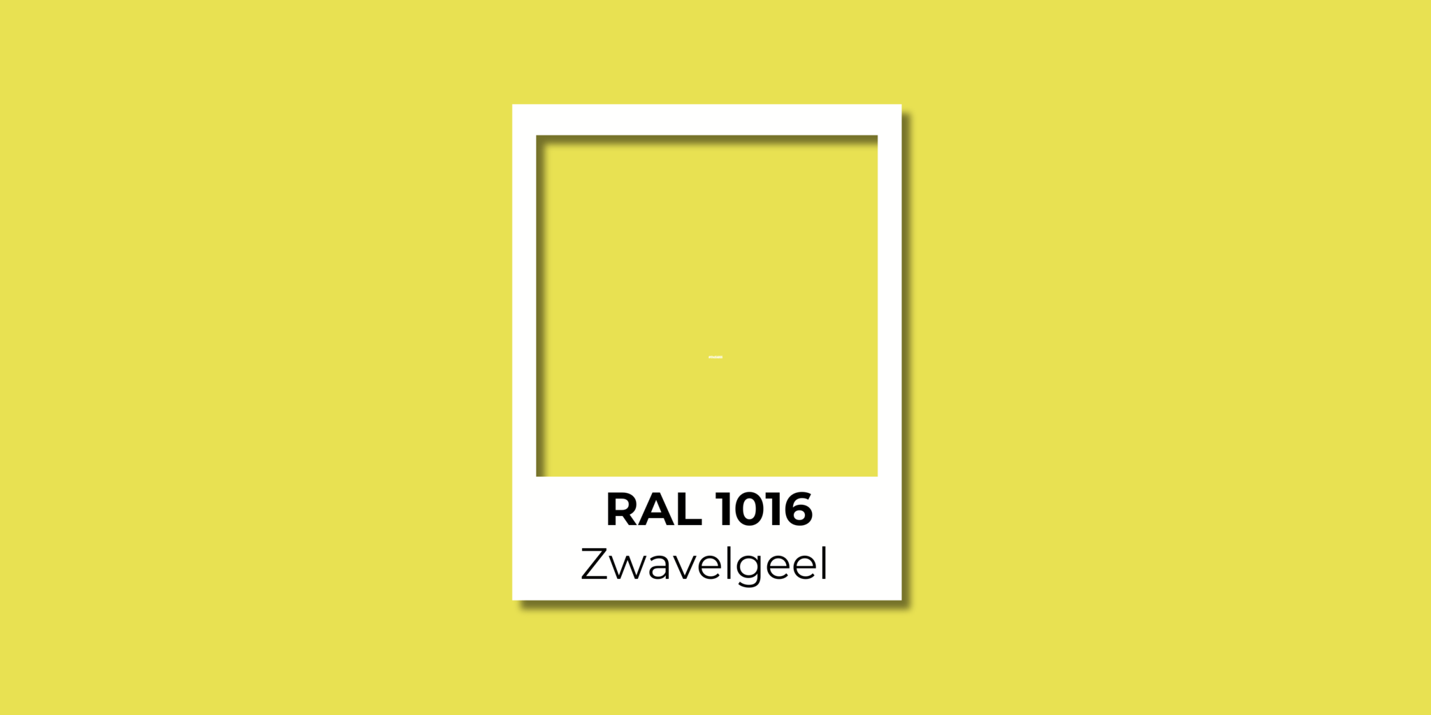 RAL 1016 Zwavelgeel