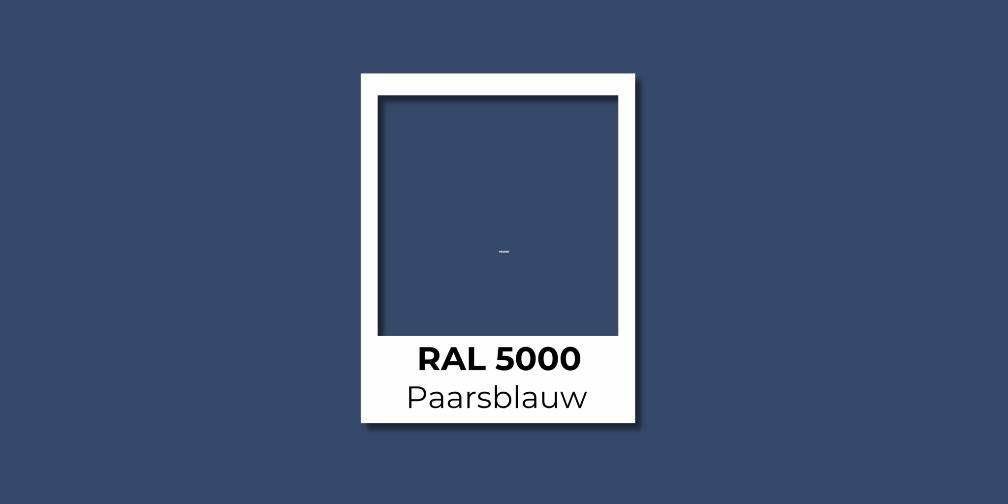RAL 5000 Paarsblauw