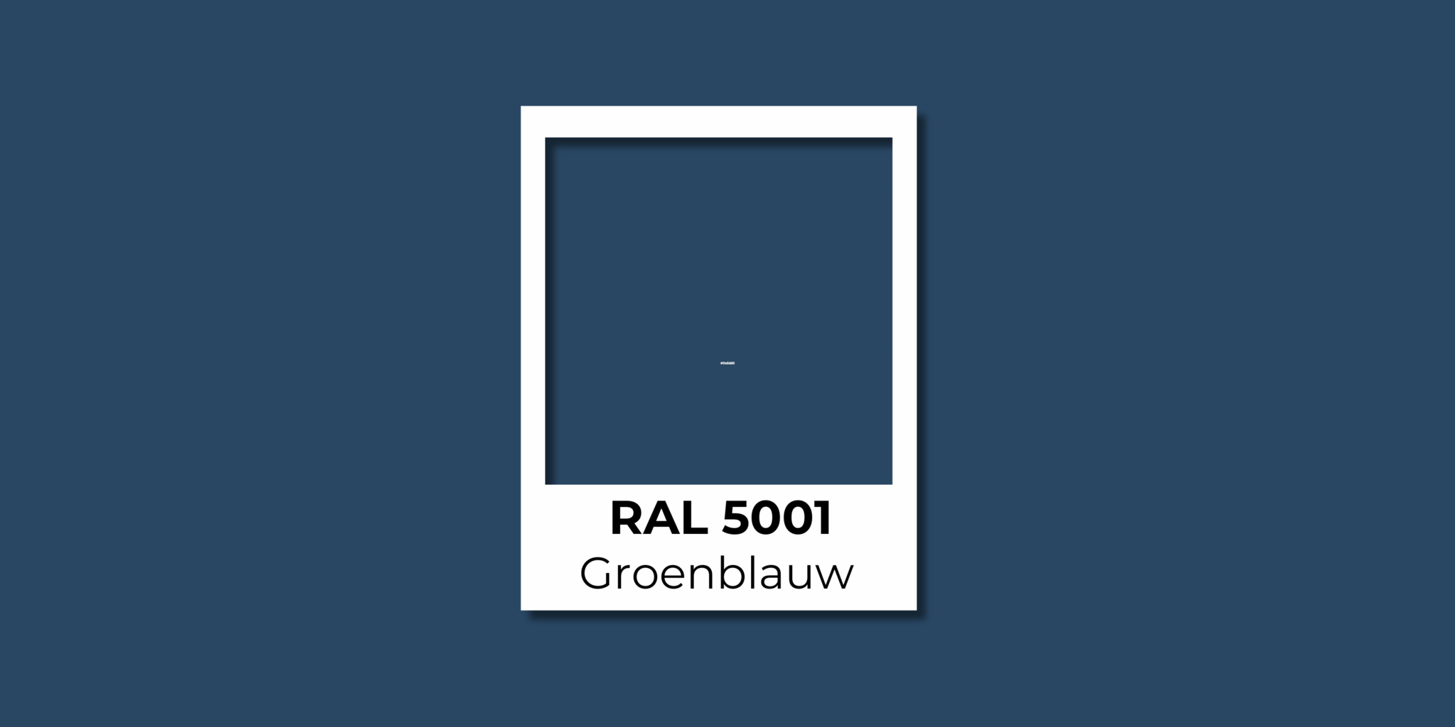RAL 5001 Groenblauw