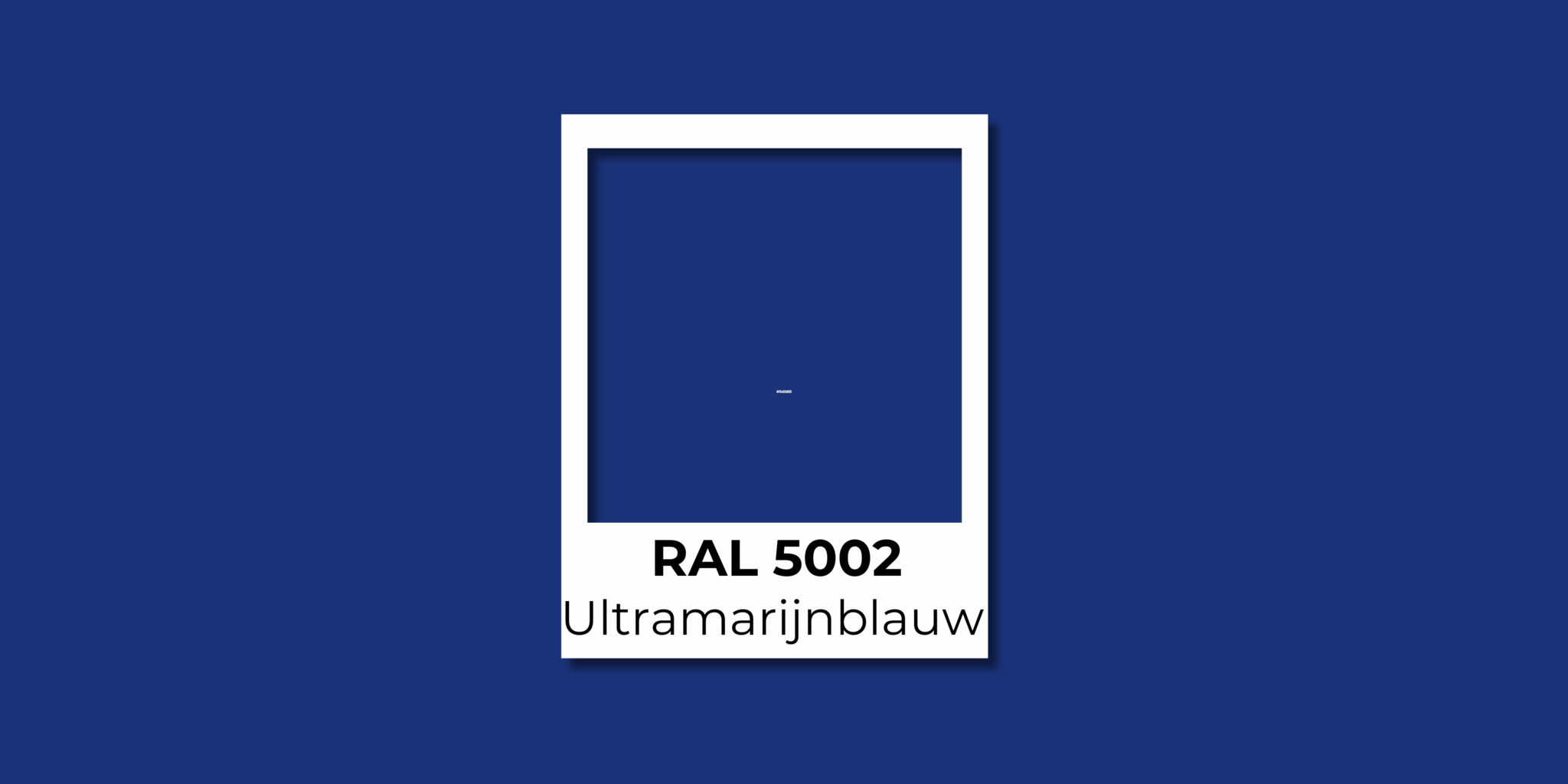 RAL 5002 Ultramarijnblauw