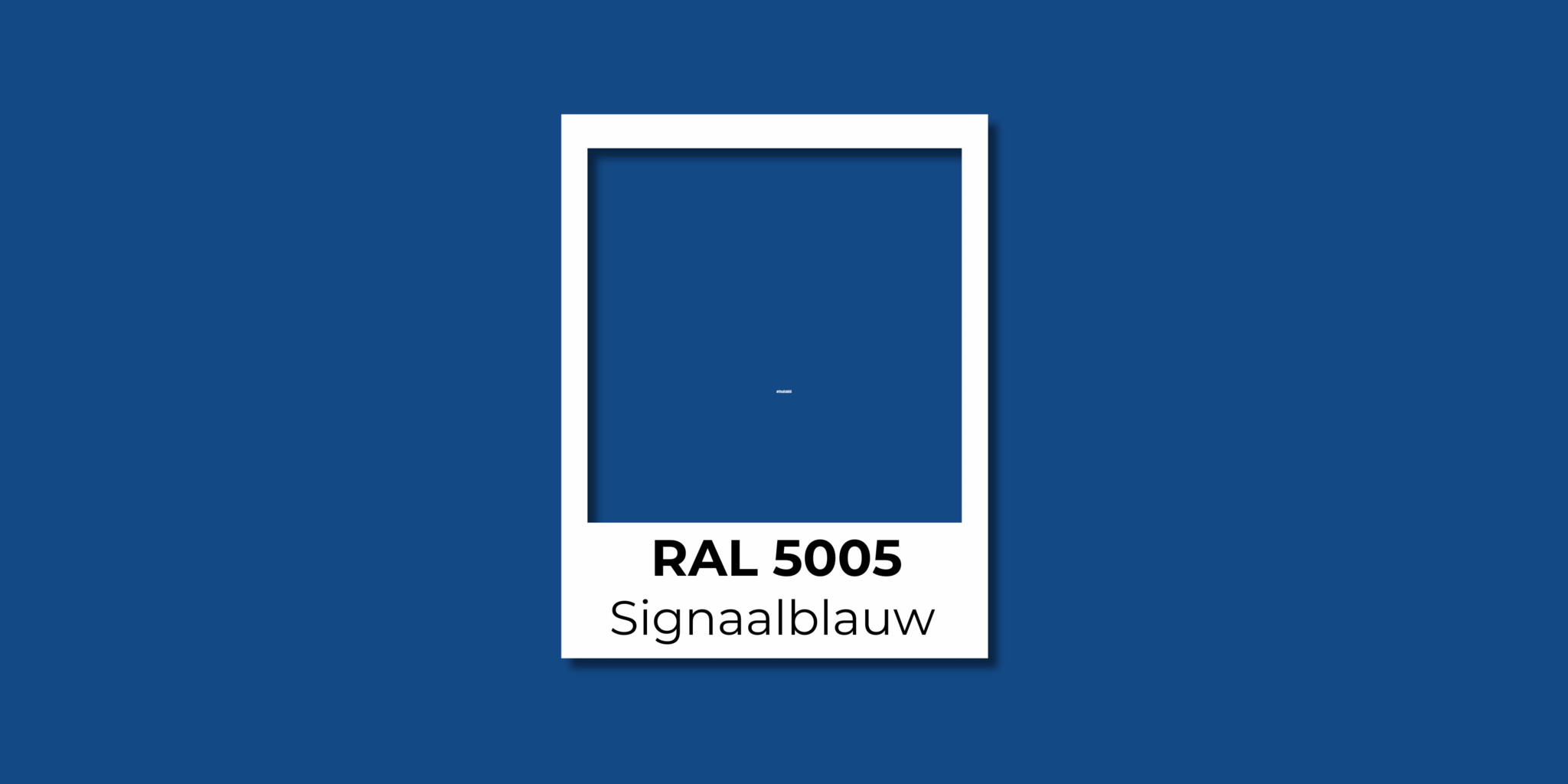 RAL 5005 Signaalblauw