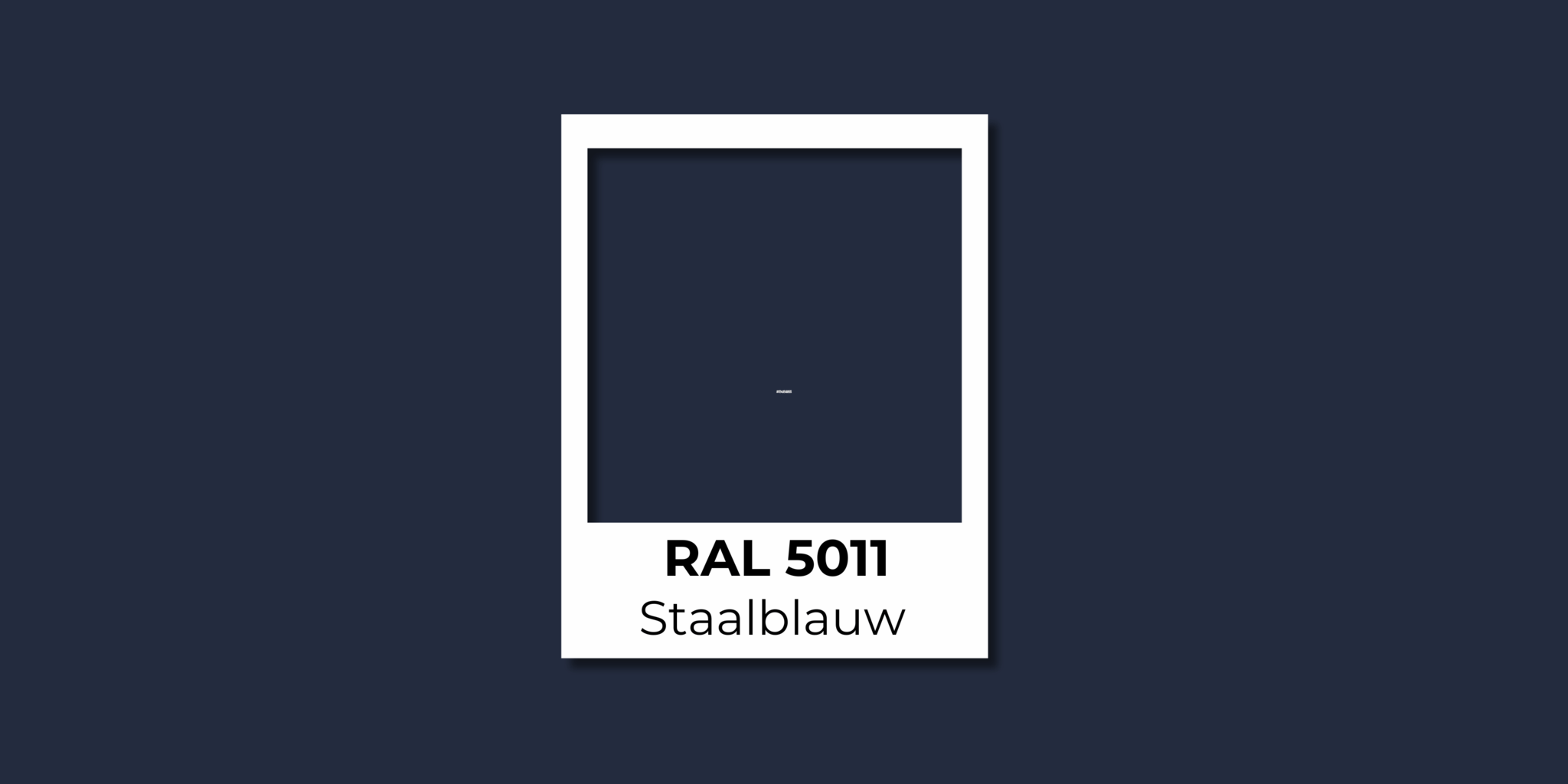 RAL 5011 Staalblauw