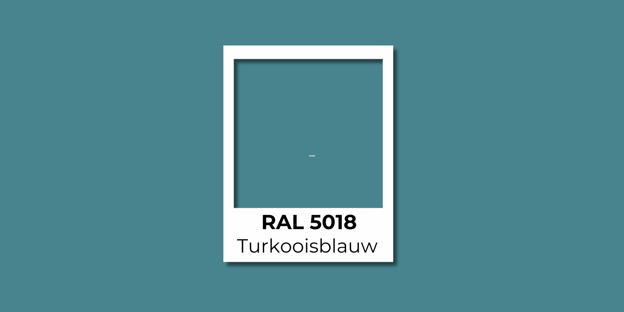 RAL 5018 Turkooisblauw
