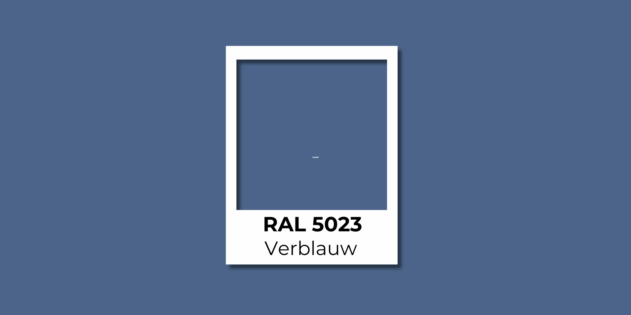RAL 5023 Verblauw