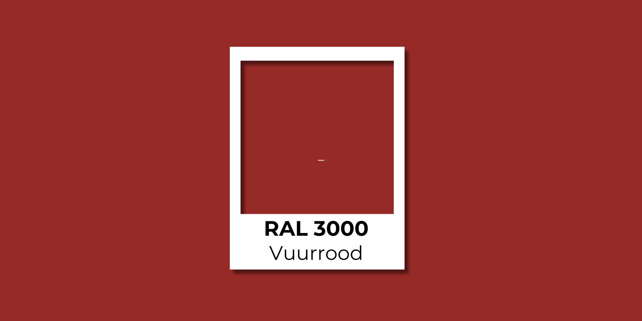 RAL 3000 Vuurrood