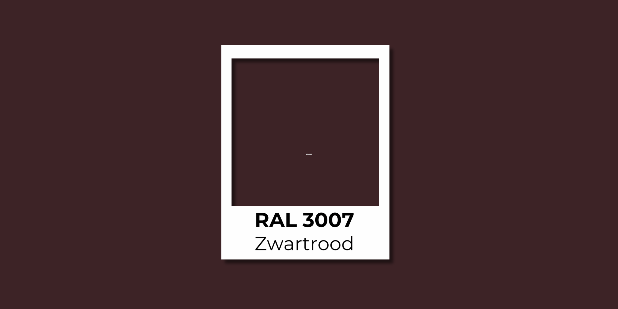 RAL 3007 Zwartrood