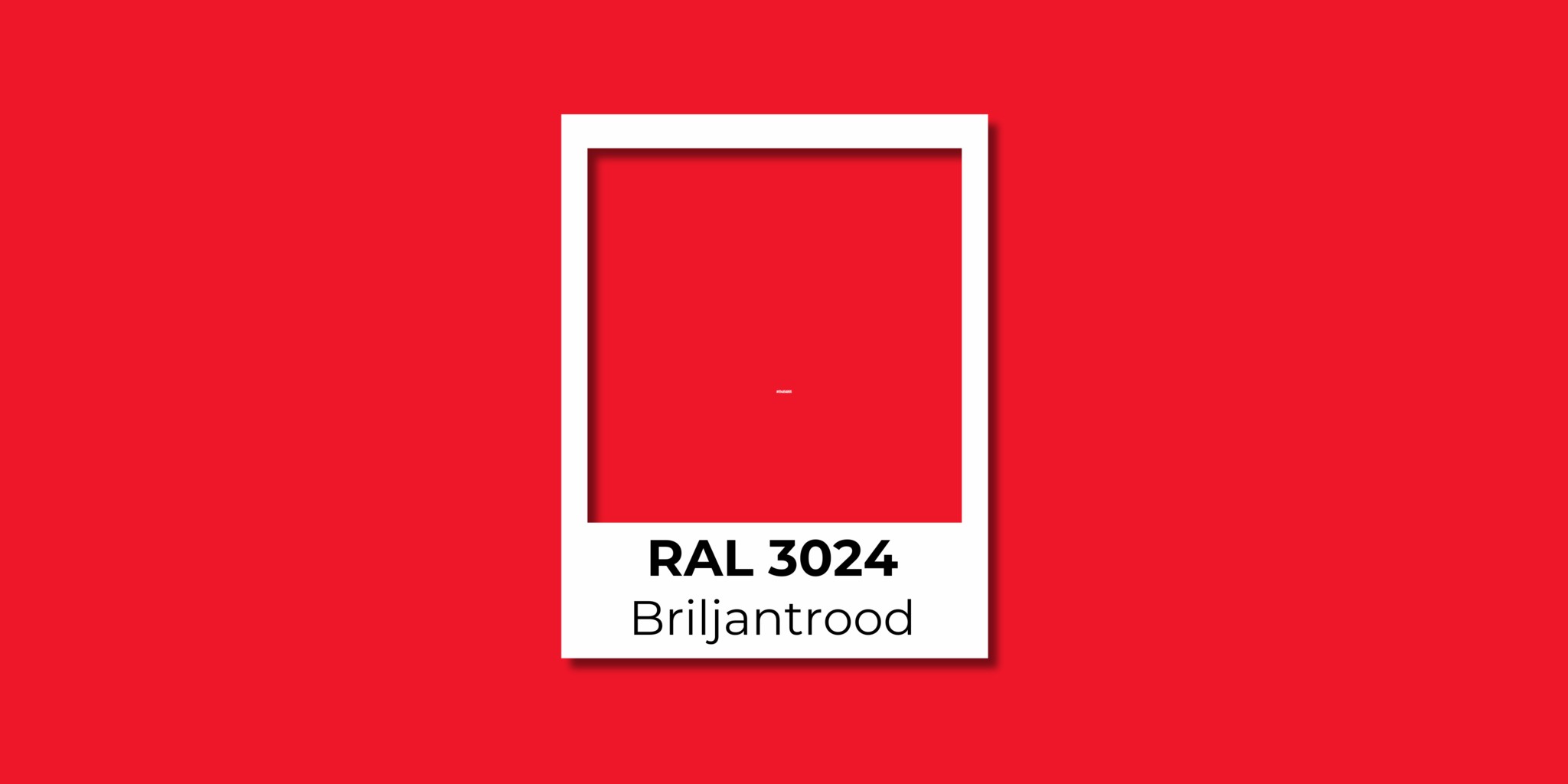 RAL 3024 Briljantrood