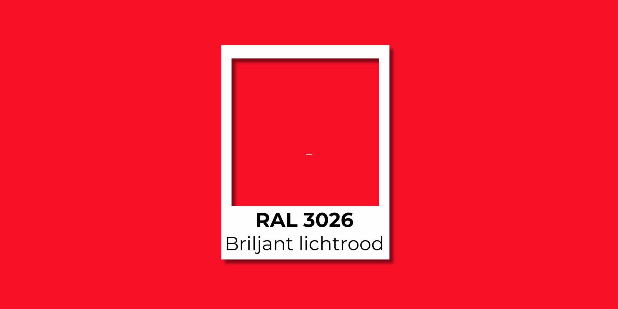 RAL 3026 Briljant lichtrood