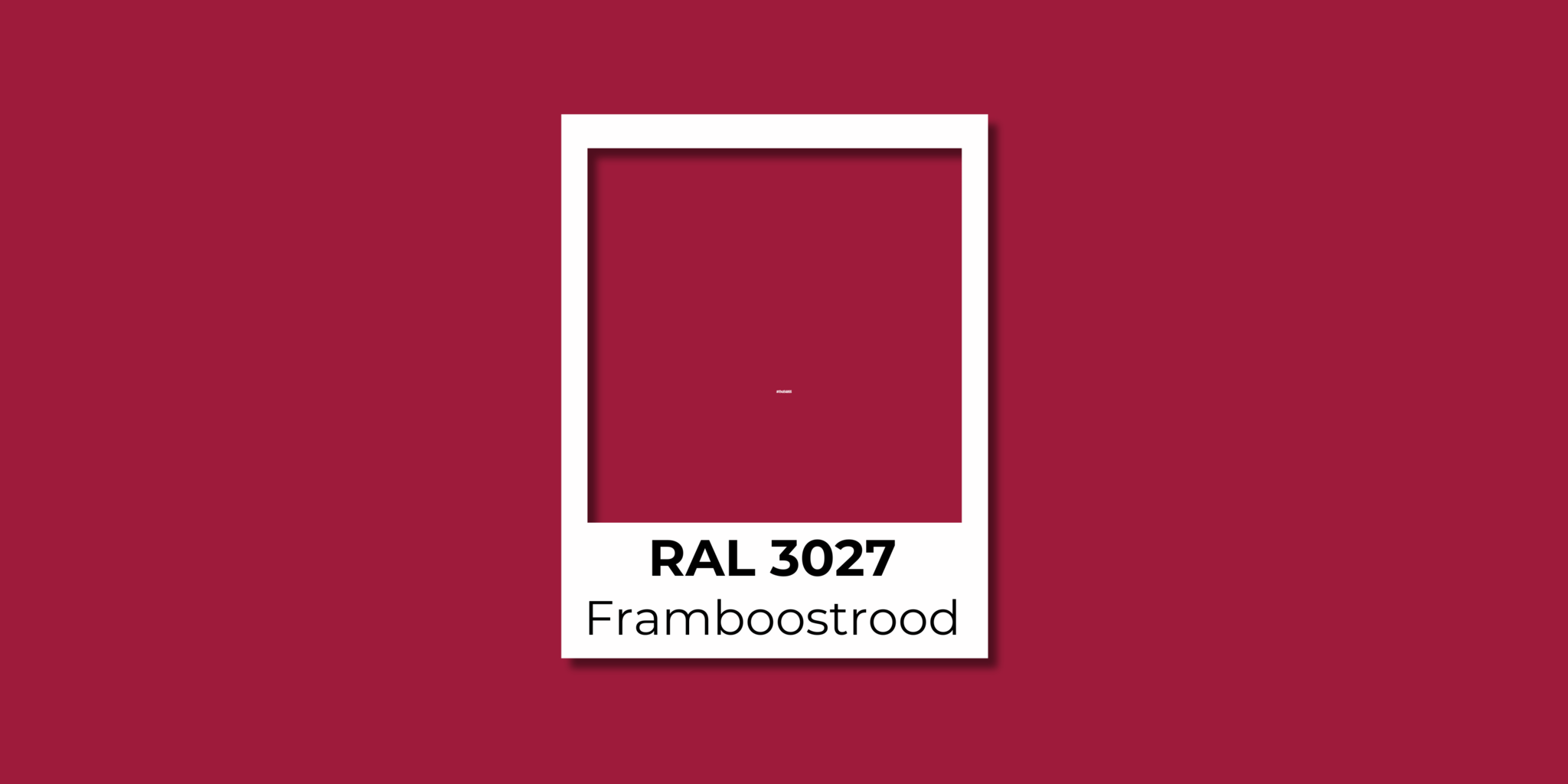 RAL 3027 Framboosrood