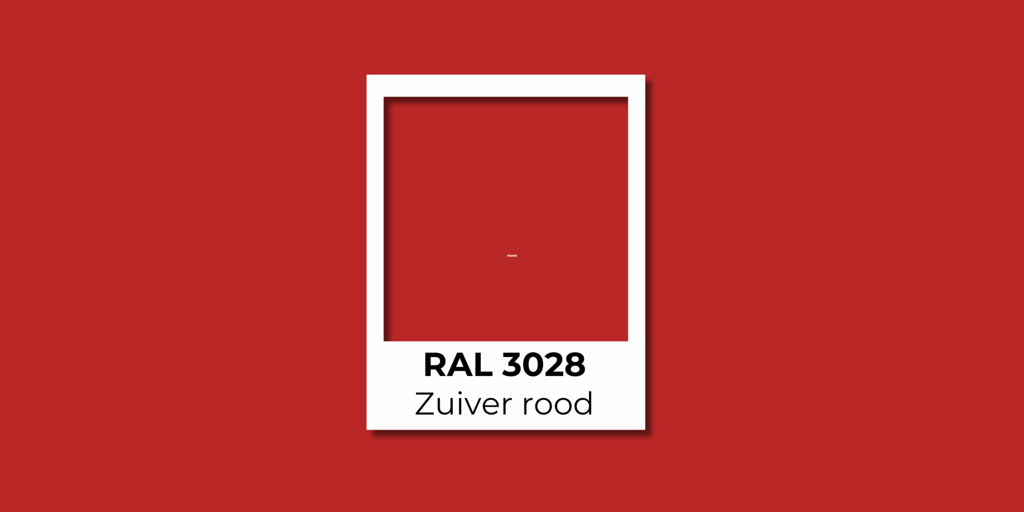 RAL 3028 Zuiver rood