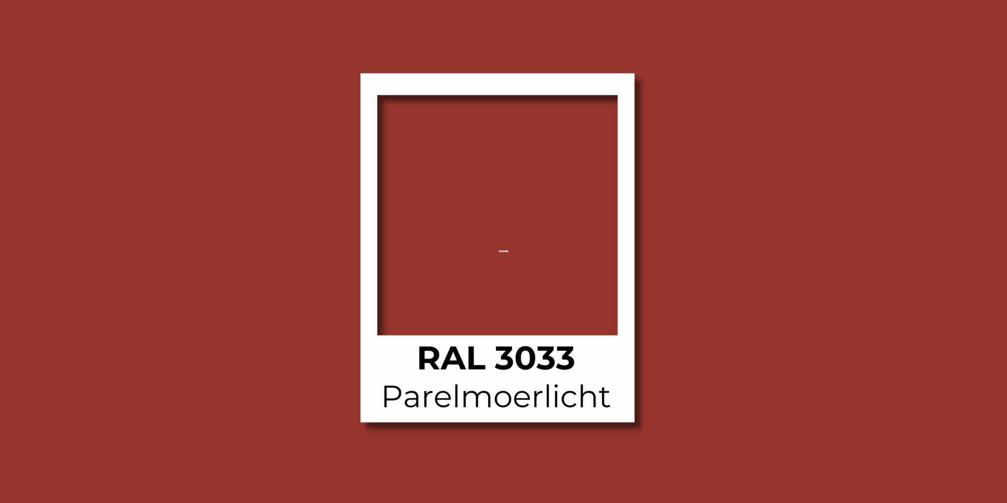 RAL 3033 Parelmoerlichtrood