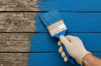 Verweerd hout verven