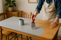 Eettafel verven