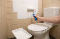 wc tegels verven