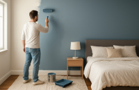 Slaapkamer verven