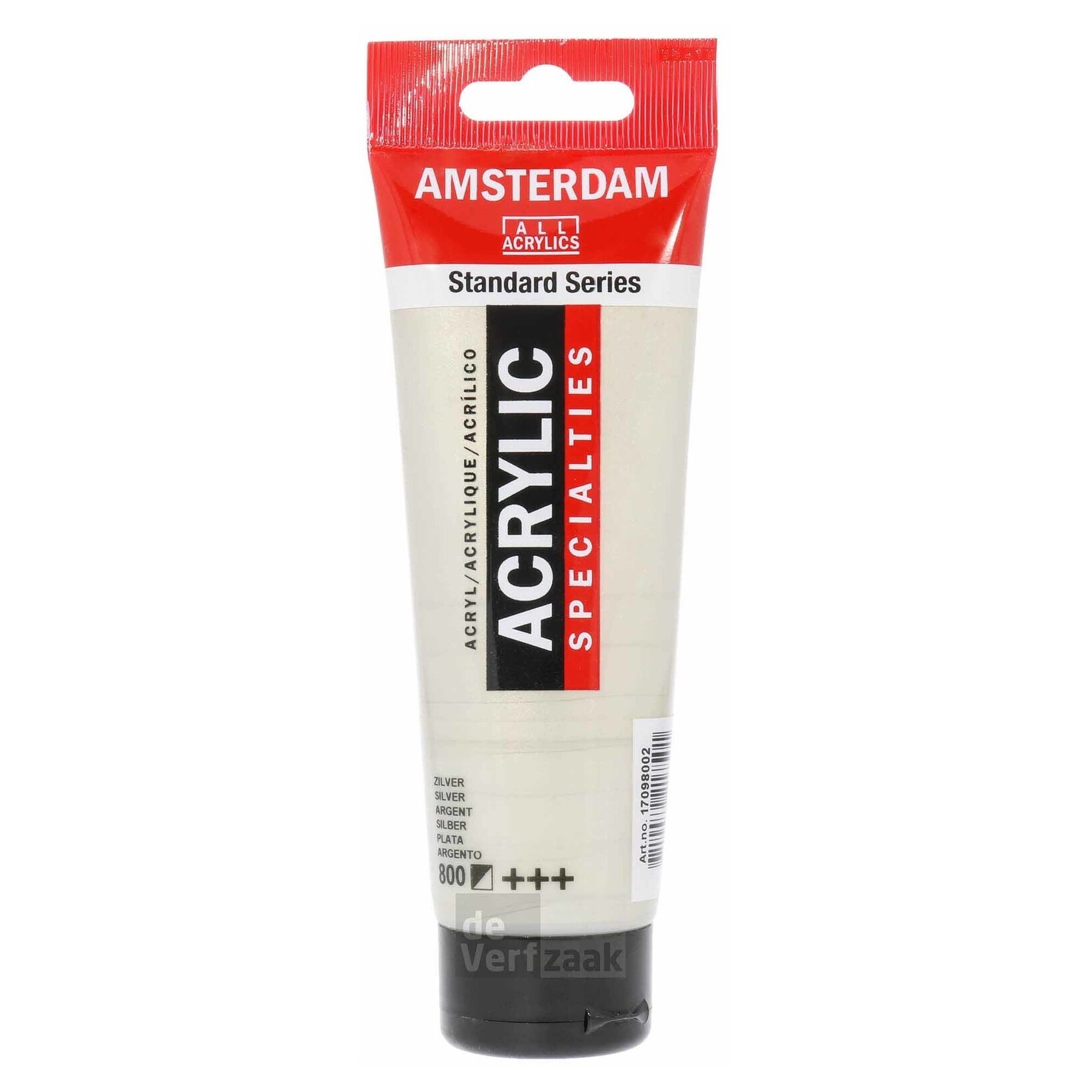 Royal Talens Amsterdam Acrylverf 120 ml - Zilver 800 afbeelding