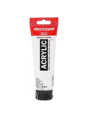 Amsterdam Acrylverf - 120 ml - Zinkwit 104 Amsterdam Acrylverf - 120 ml - Zinkwit 104