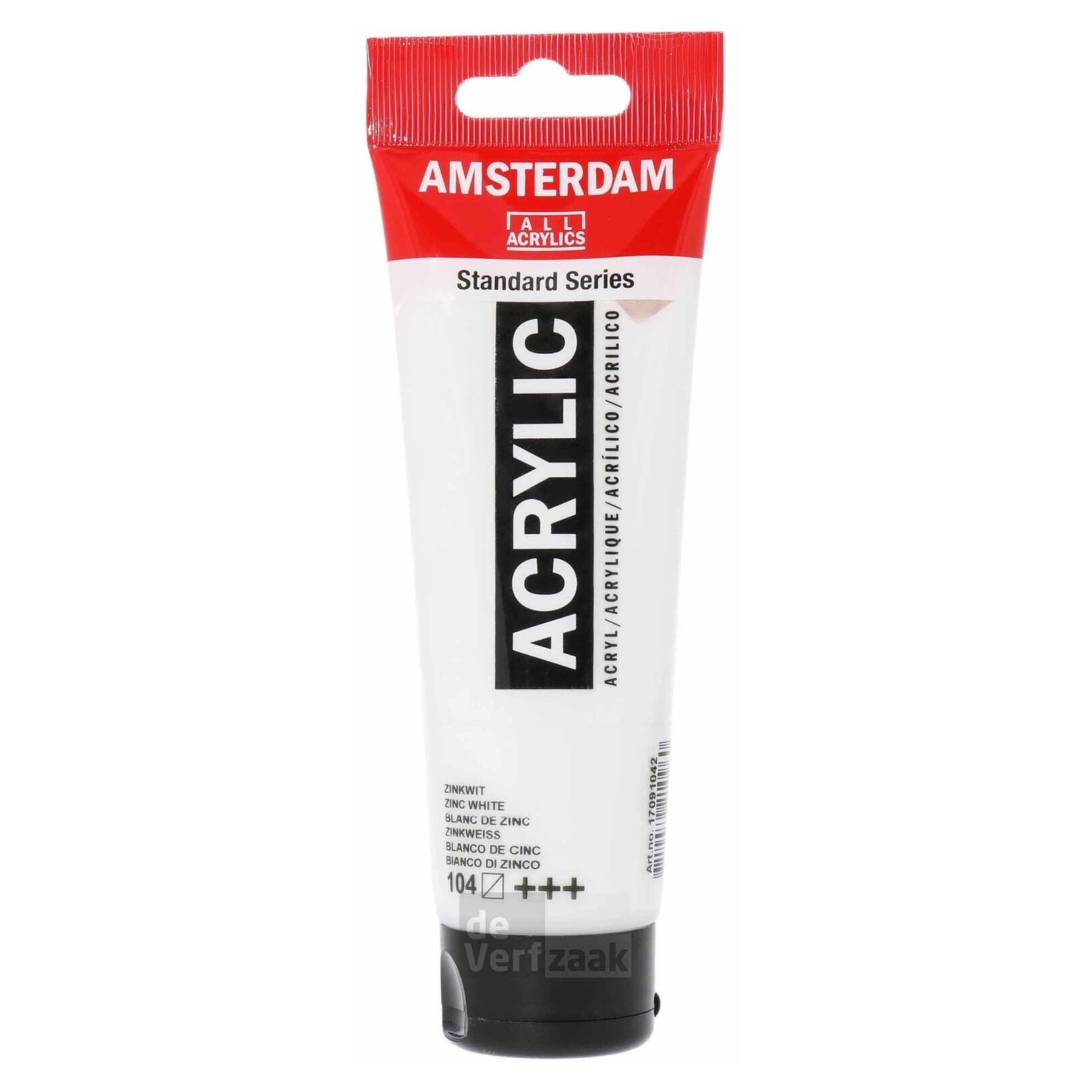 Royal Talens Amsterdam Acrylverf 120 ml - Zinkwit 104 afbeelding