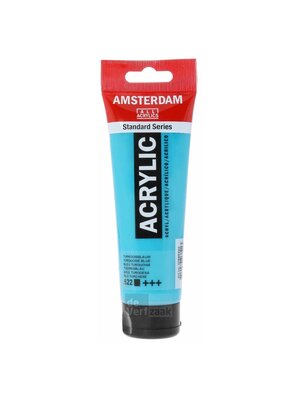 Amsterdam Acrylverf - 120 ml - Turkooisblauw 522 Amsterdam Acrylverf - 120 ml - Turkooisblauw 522