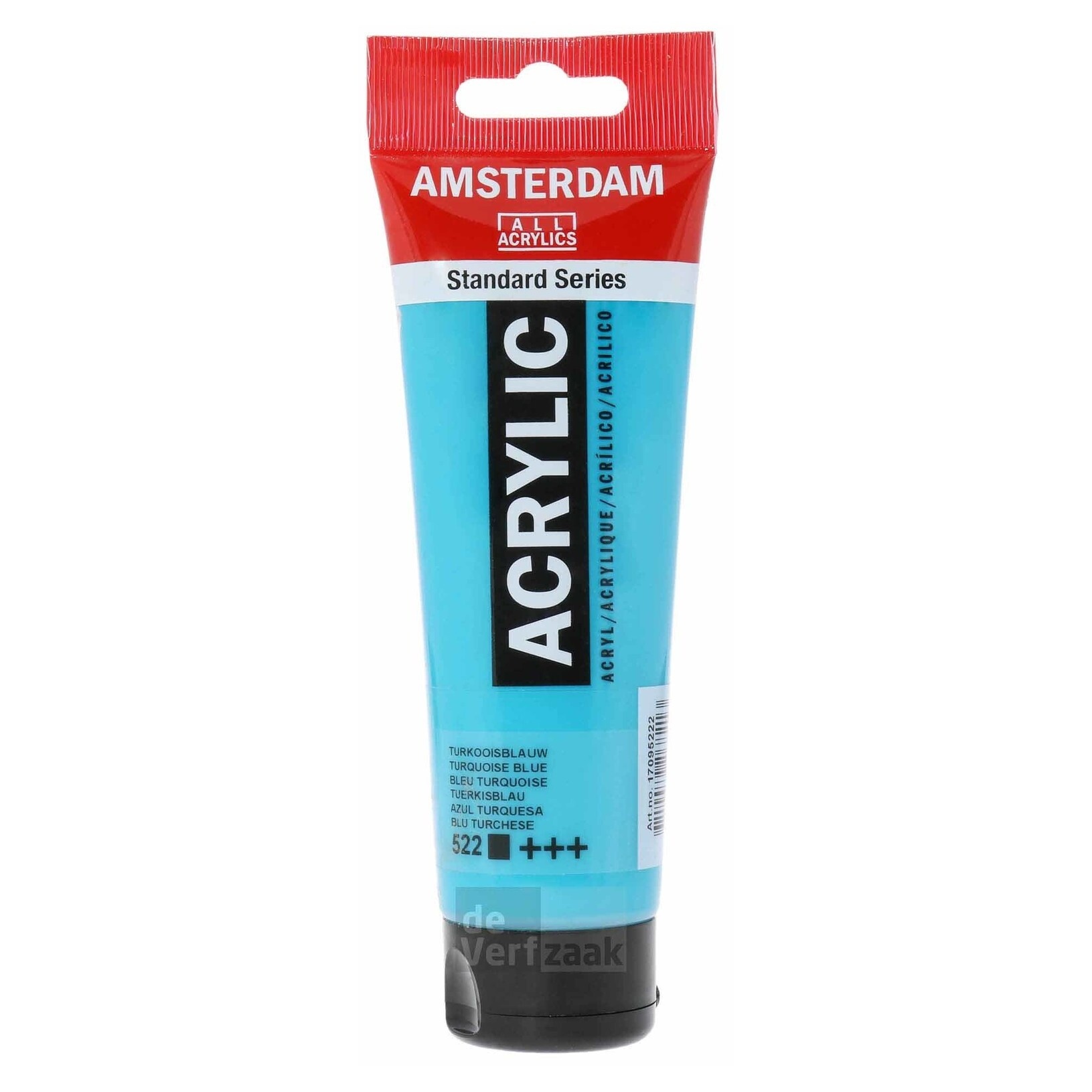 Royal Talens Amsterdam Acrylverf 120 ml - Turkooisblauw 522 afbeelding
