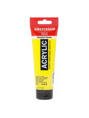 Amsterdam Acrylverf - 120 ml - Transparantgeel Middel 272 Amsterdam Acrylverf - 120 ml - Transparantgeel Middel 272