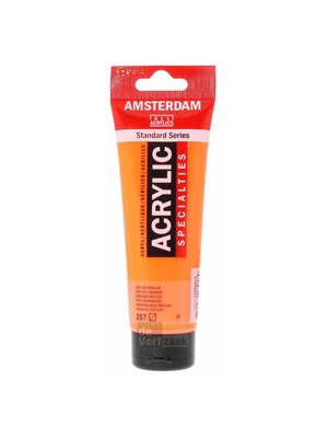 Royal Talens Amsterdam Acrylverf 120 ml - Reflexoranje 257 Royal Talens Amsterdam Acrylverf 120 ml - Reflexoranje 257