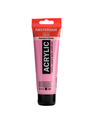 Royal Talens Amsterdam Acrylverf 120 ml - Quinacridone Roze Licht 385 Royal Talens Amsterdam Acrylverf 120 ml - Quinacridone Roze Licht 385