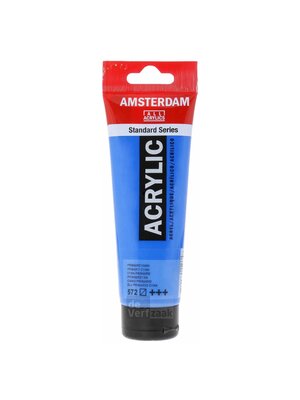 Amsterdam Acrylverf - 120 ml - Primaircyaan 572 Amsterdam Acrylverf - 120 ml - Primaircyaan 572