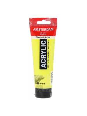 Royal Talens Amsterdam Acrylverf 120 ml - Nikkeltitaangeel 274 Royal Talens Amsterdam Acrylverf 120 ml - Nikkeltitaangeel 274